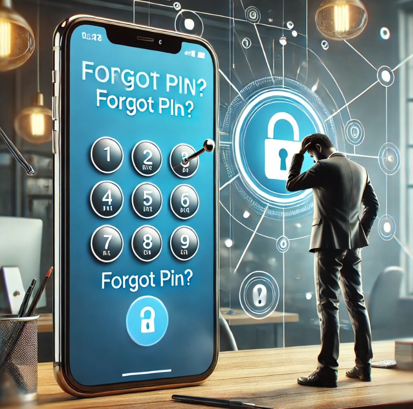 핸드폰 핀번호를 잊었을 때