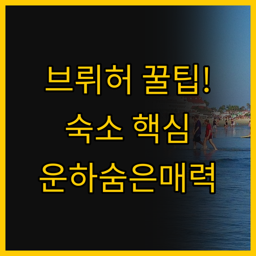 브뤼허 여행의 키는 숙소 광장과 운하..