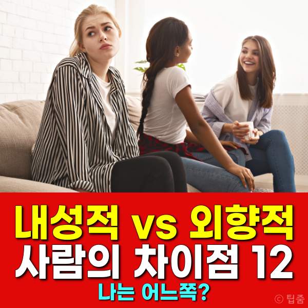 내성적인 사람 외향적인 사람 차이,성격 개조,팁줌