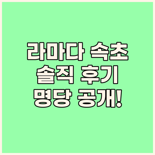 라마다 속초, 왜 다들 추천할까? 솔..