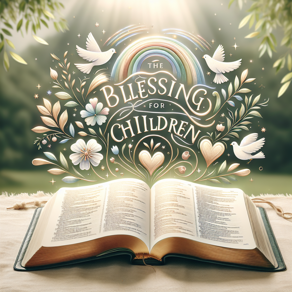 자녀를 위한 7가지 성경 축복 구절: 해석과 적용 방법