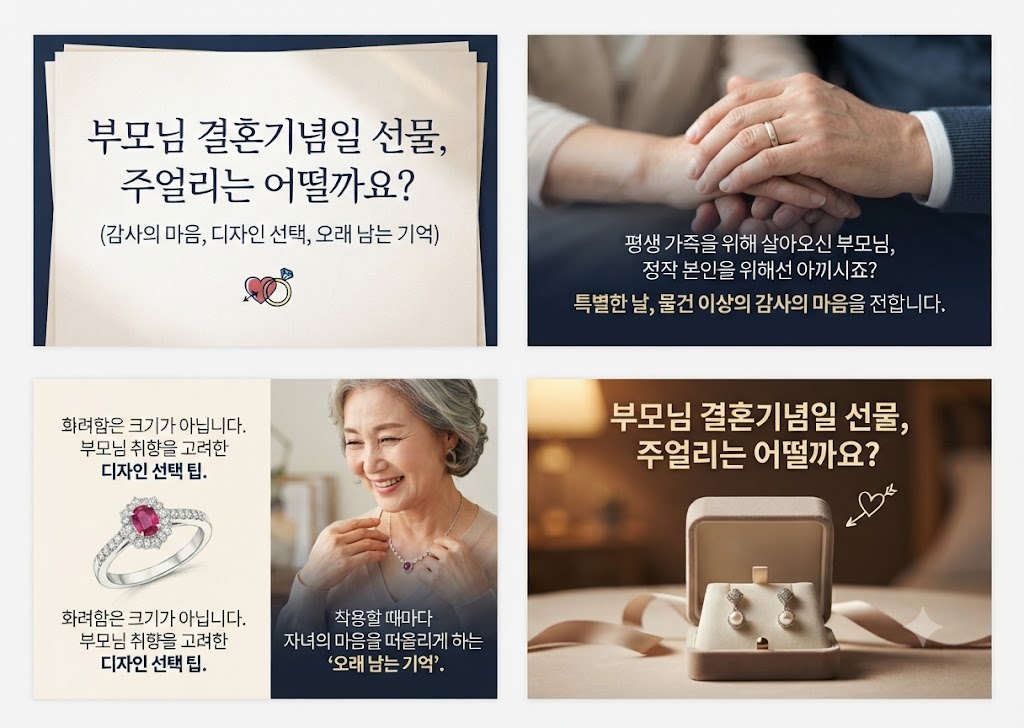 감사의선물,부모님 결혼기념일,선물,마음에 선물
