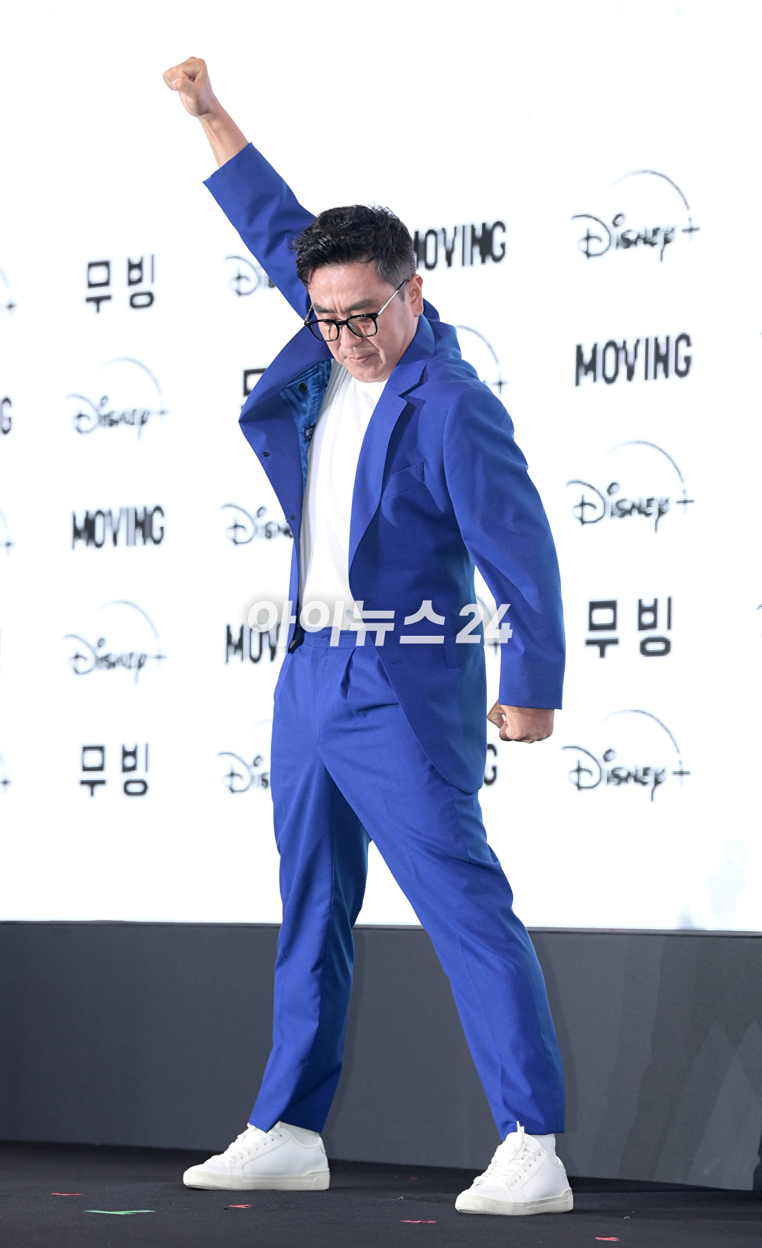 배우 류승룡이 3일 오후 서울 강남구 그랜드 인터컨티넨탈 서울 파르나스에서 진행된 디즈니+ 새 오리지널 시리즈 &#39;무빙&#39; 제작발표회에 참석하고 있다. [사진=정소희 기자]