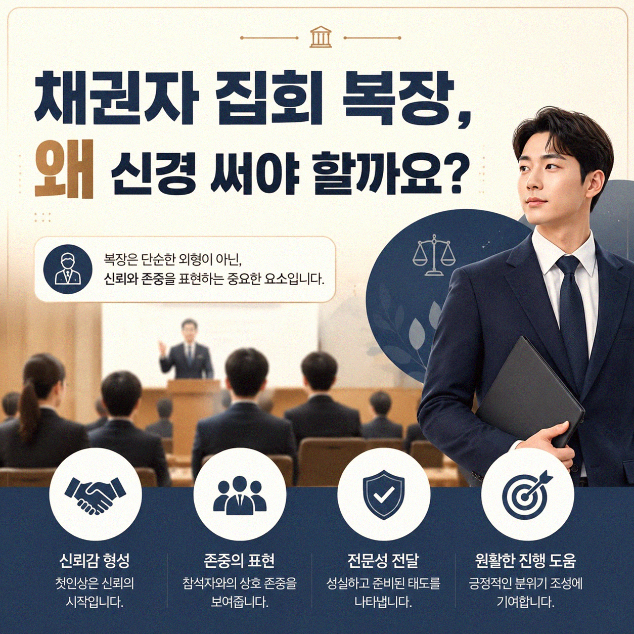 개인회생 채권자 집회 복장, 뭘 입어야 할까요?