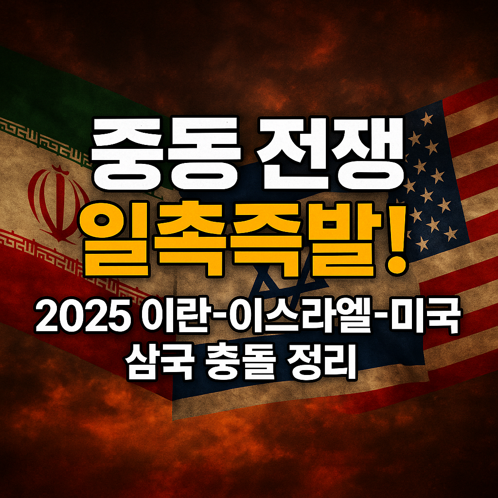 2025 이란-이스라엘-미국 갈등, 전쟁의 문턱에 선 중동