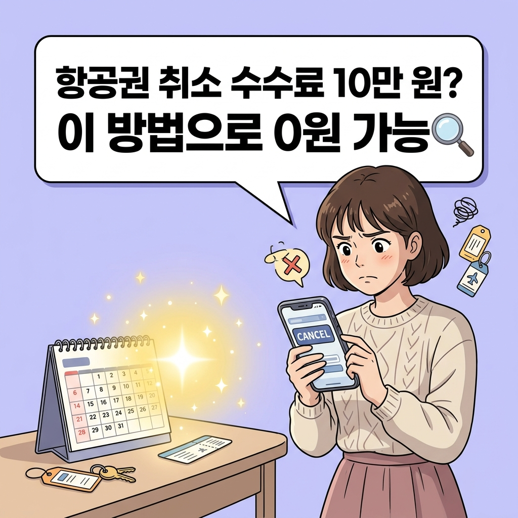 2026년 항공권 결제 후 24시간 이내 무료 취소 방법 및 환불 규정 안내