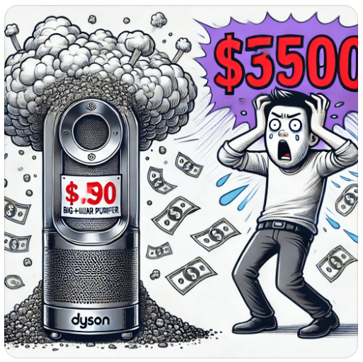 다이슨 빅콰이엇 높은 가격