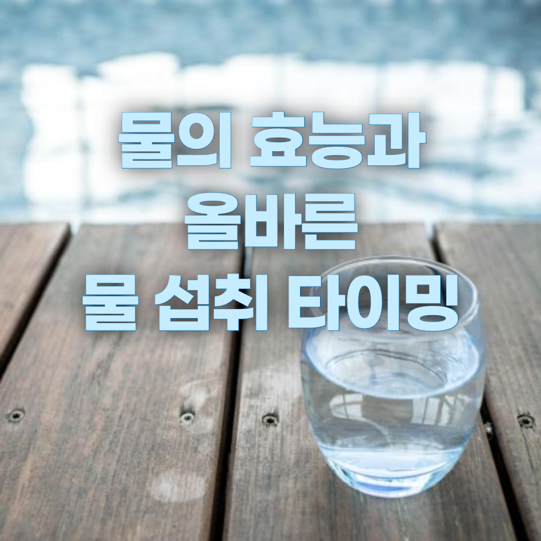 올바른 물 섭취 관련 이미지