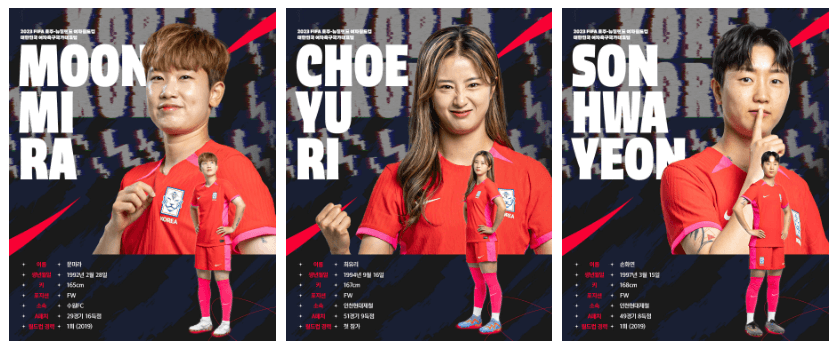 여자대표팀-선수-엔트리