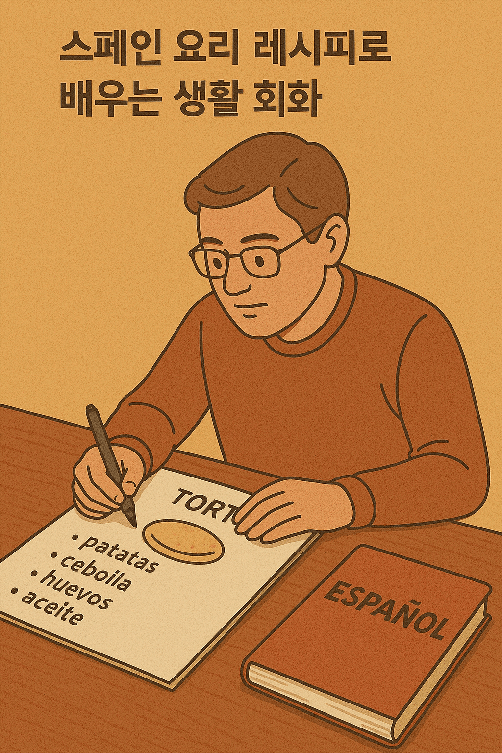 스페인 요리 레시피로 배우는 생활 회화