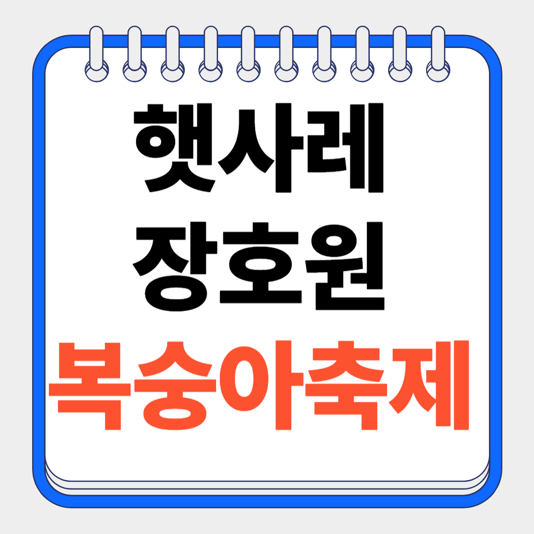 햇사레 장호원 복숭아축제