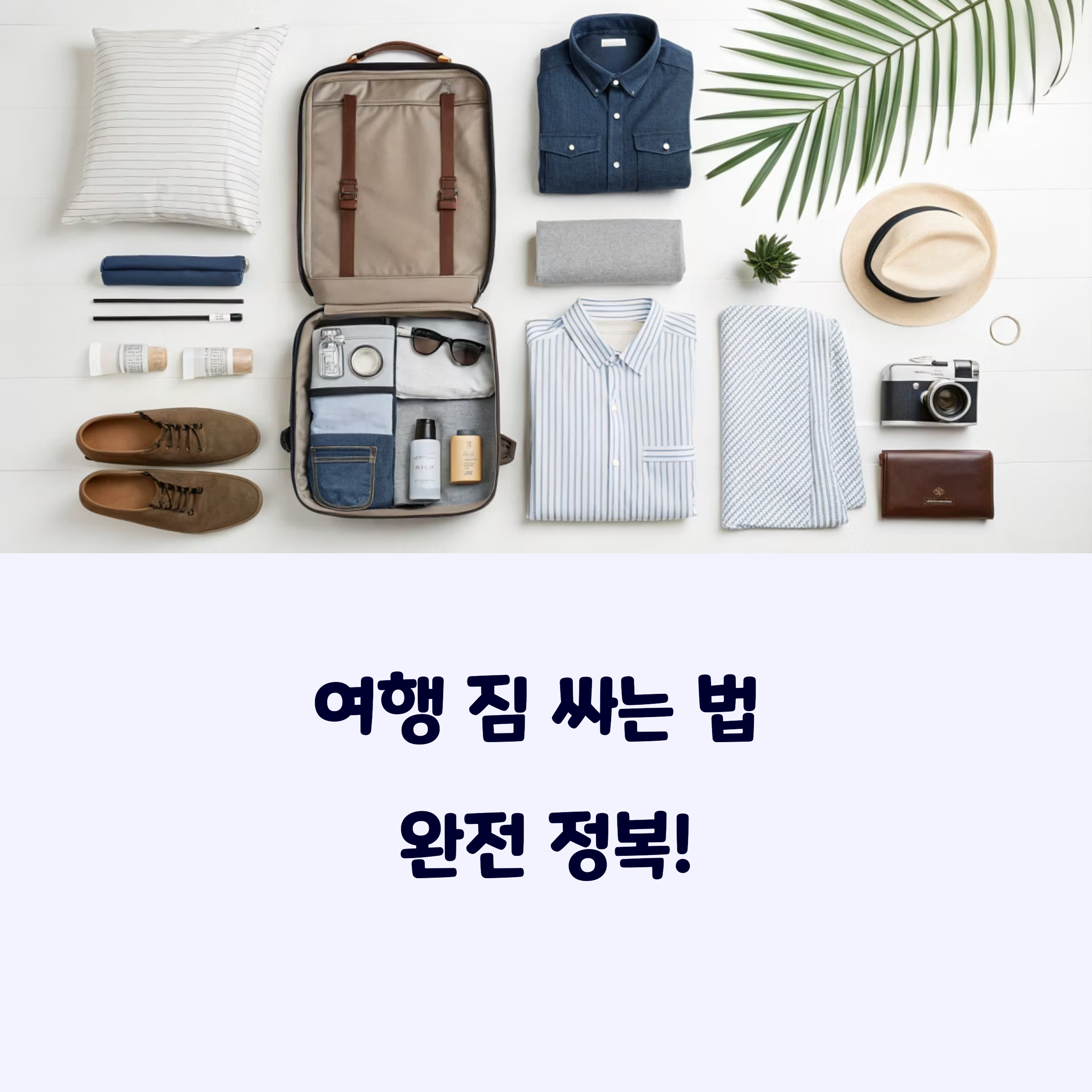 여행짐싸는법