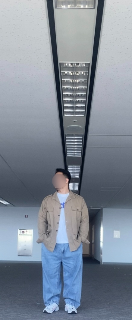 데일리룩(2024. 5. 28.)벡타르 티셔츠, vectar., 벡타르, 무신사스탠다드 데님 와이드 벌룬팬츠, 아식스 젤 카야노 5 OG, 폴로랄프로렌 야상 셔츠 자켓 OG-107