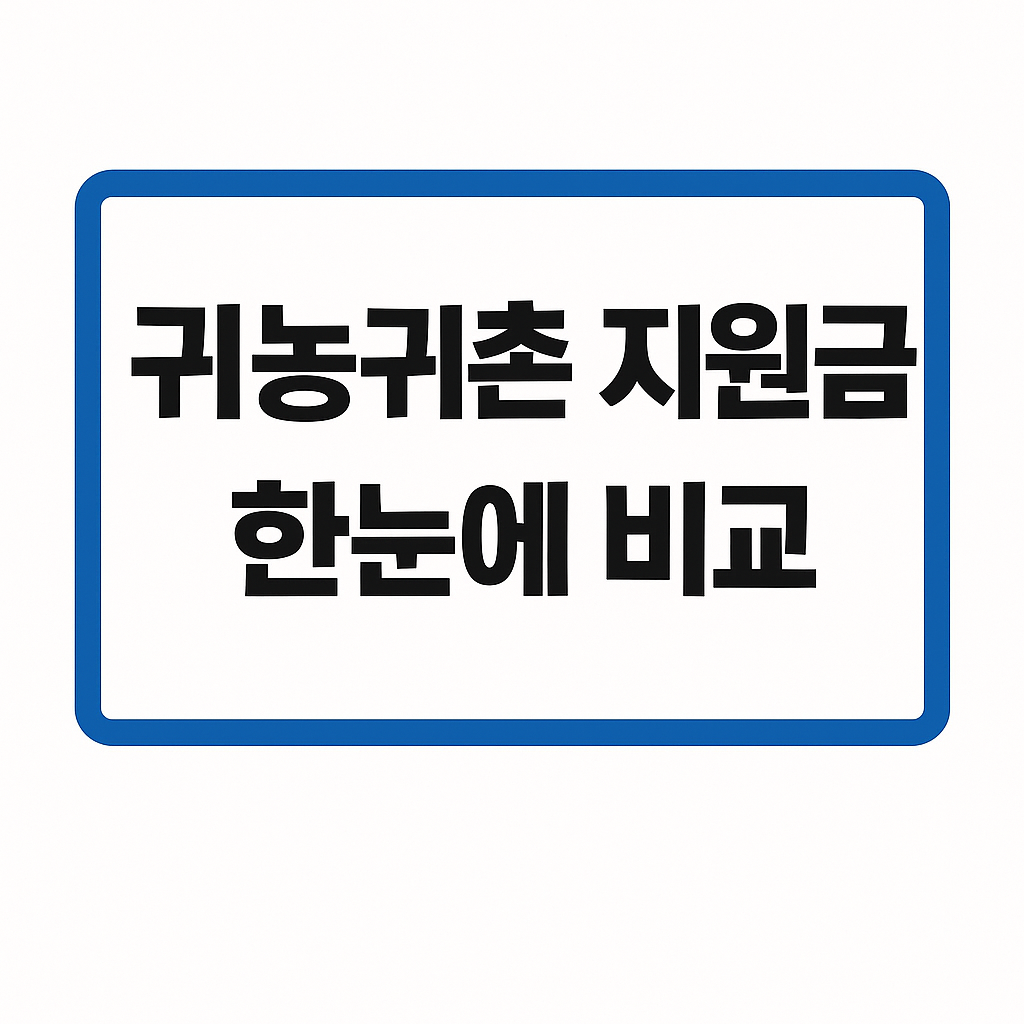 귀농지원금