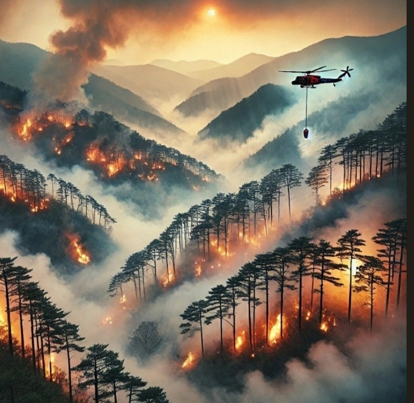 산불