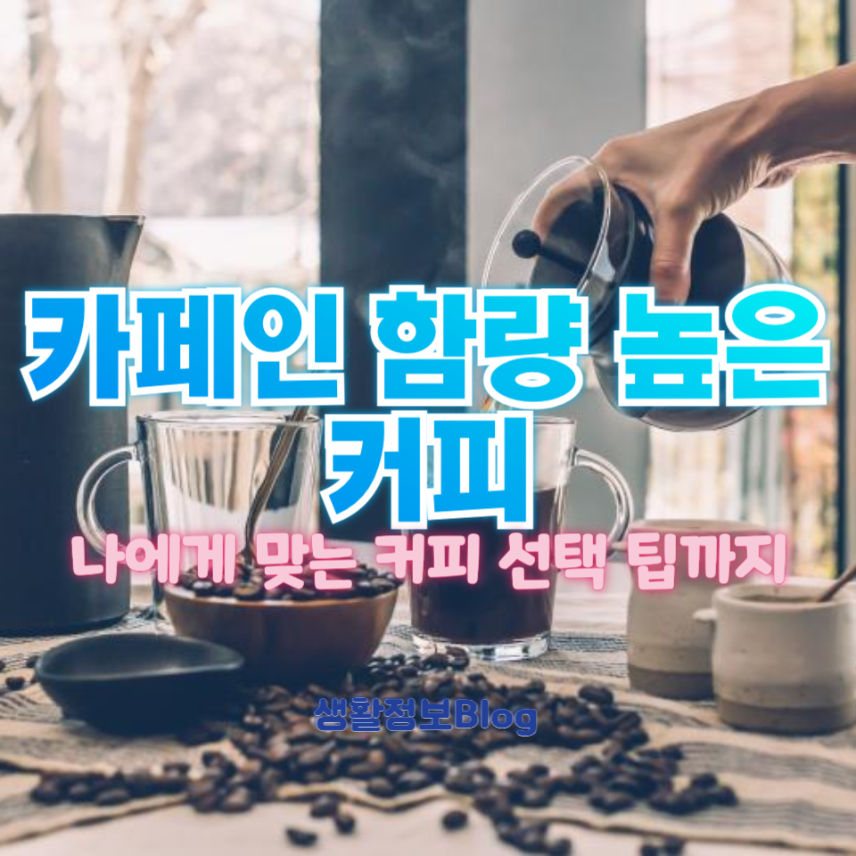 카페인 함량 높은 커피