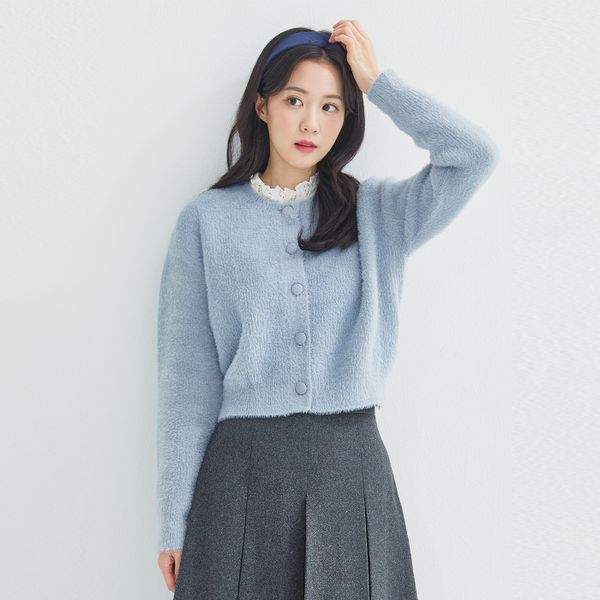 로엠 뽀송 앙고라 가디건 RMCKC4VRT3