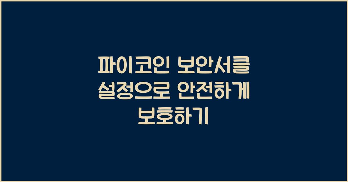 파이코인 보안서클