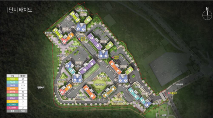 단지배치도
