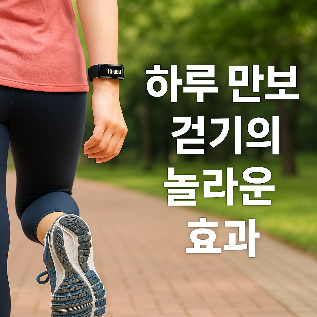 하루 만보 걷기의 놀라운 효과