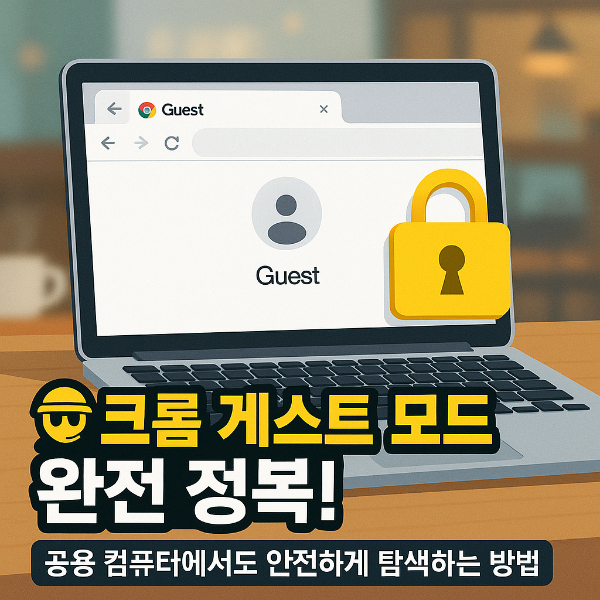 크롬 게스트 모드 썸네일 이미지입니다.