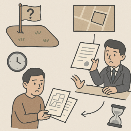 신규 지번 토지 소유권 미등록 토지