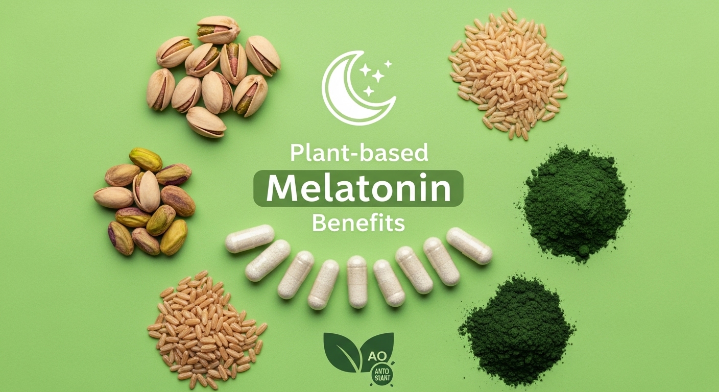 식물성 멜라토닌 효능: 수면 유도와 복합 항산화 시너지