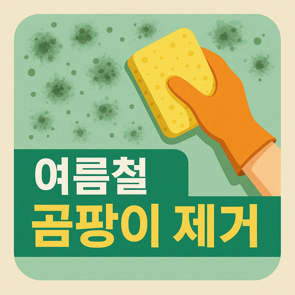 여름 곰팡이 제거, 이것만 알면 쉽고 확실해요!