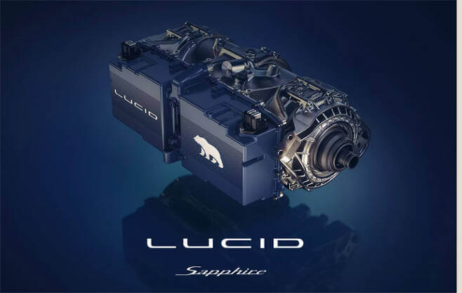 루시드 에어 사파이어에 탑재되는 모터