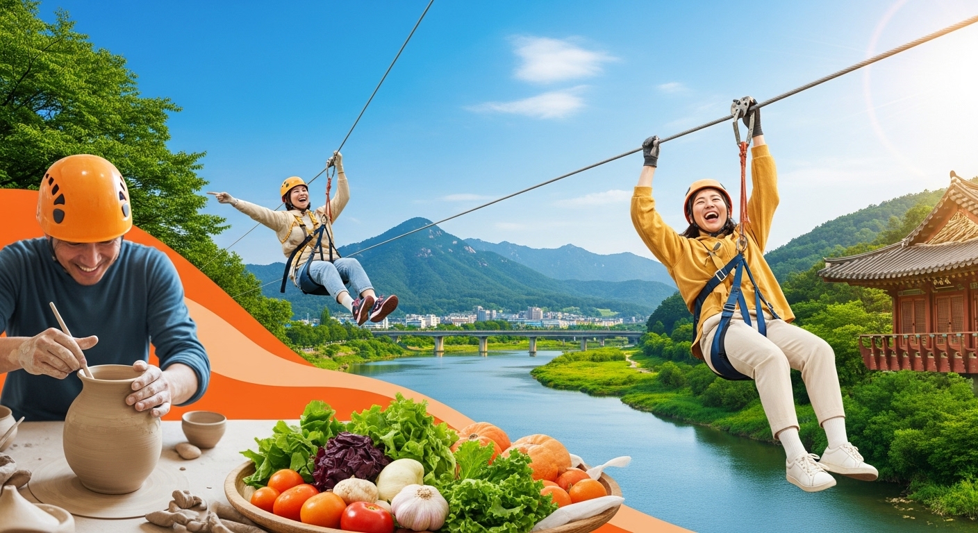 A vibrant landscape with craftsmanship, straw lines, and cooking classes in Seoul near Seoul in 2025