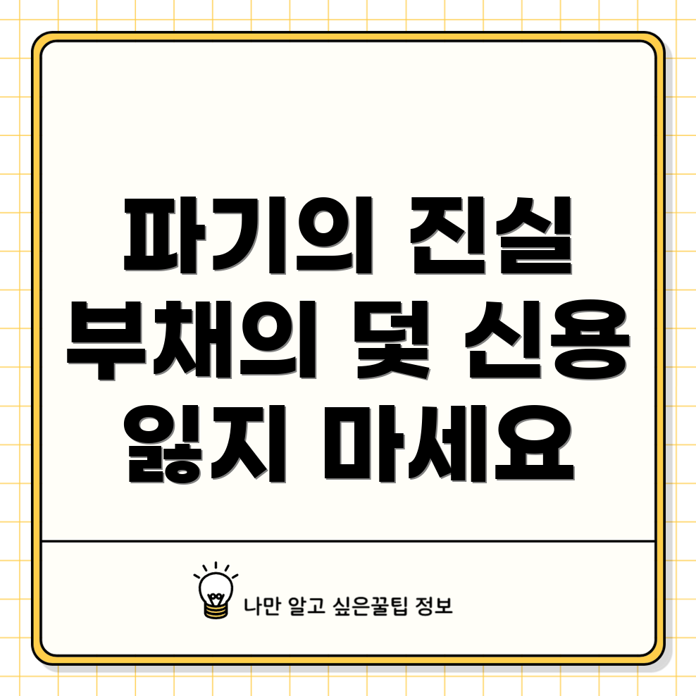 개인회생 파기
