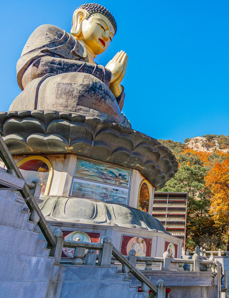 북한산 국녕사 합장환희여래불(合掌歡喜如來佛)