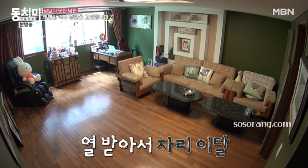 유인경 집 거실과 정원 공개 사진