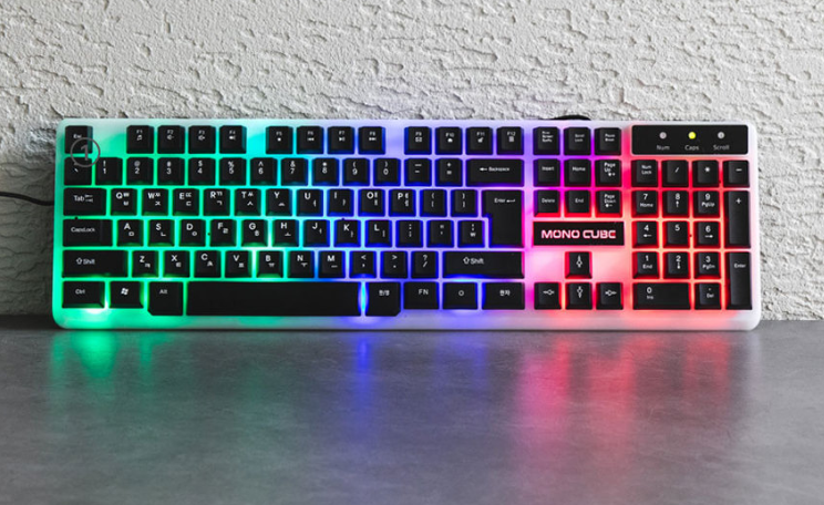 다이소 LED 키보드