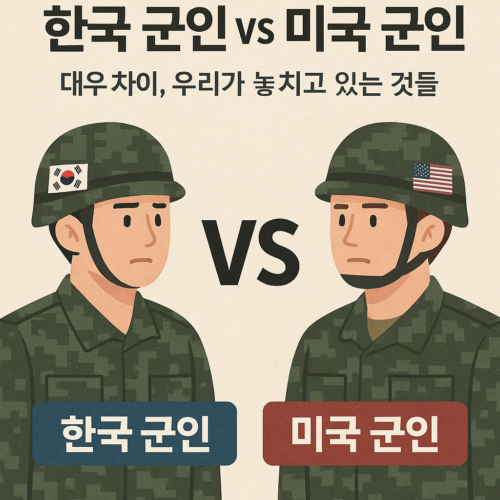 “현충일에 돌아보는 한국 군인 vs 미국 군인 대우 차이, 우리가 놓치고 있는 것들”