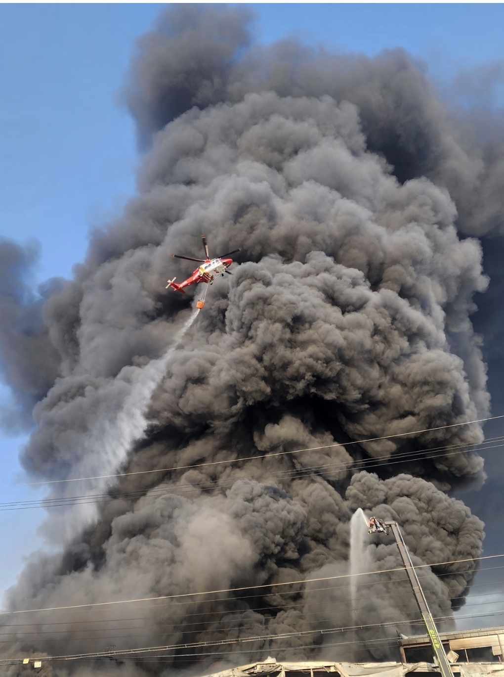 석남동 화재 현장