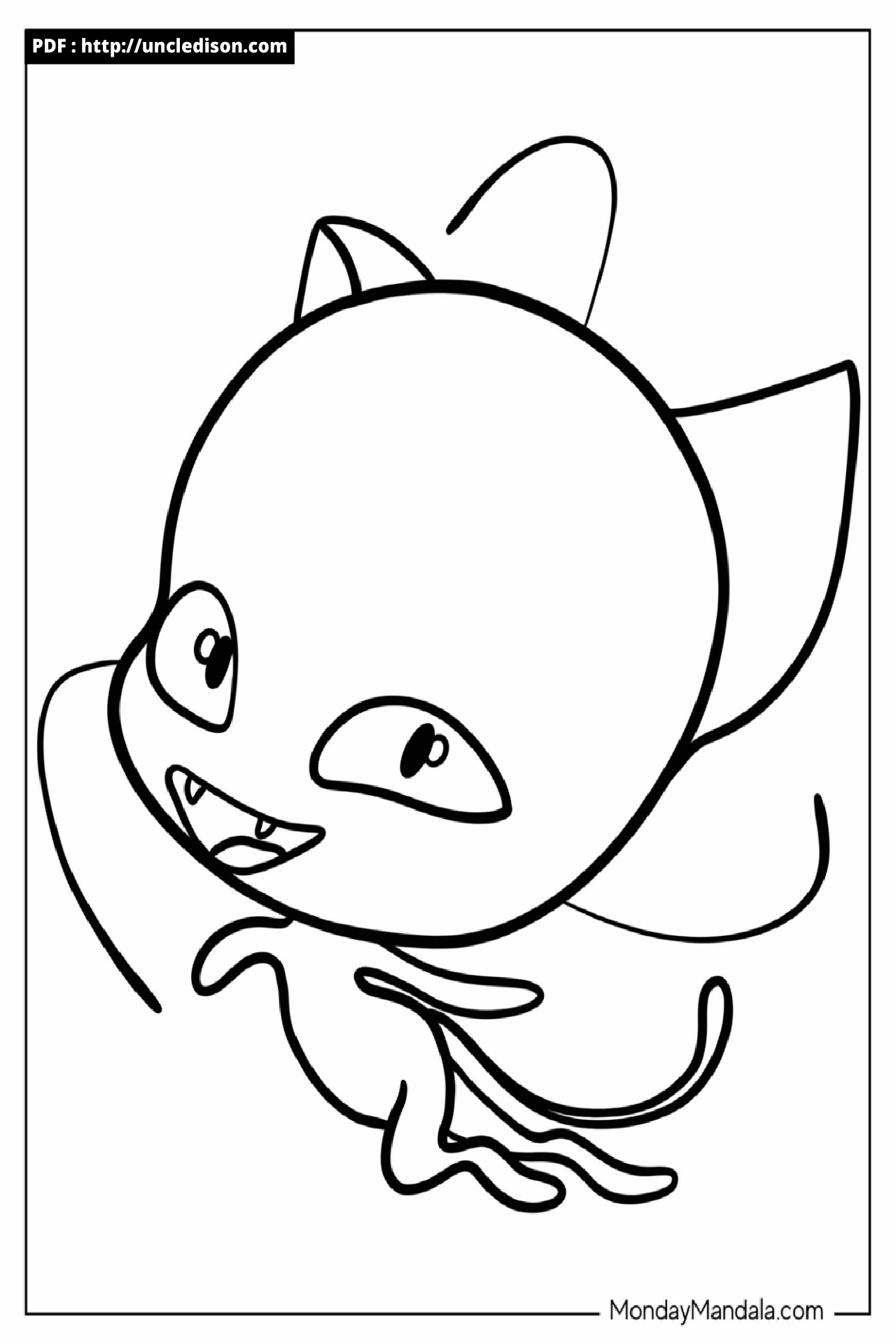 레이디버그 색칠공부 도안