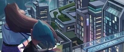 케이팝 데몬헌터스를 통한 과거와 현재, 미래를 잇는 지속가능패션에 대한 생각을 묘사한 이미지