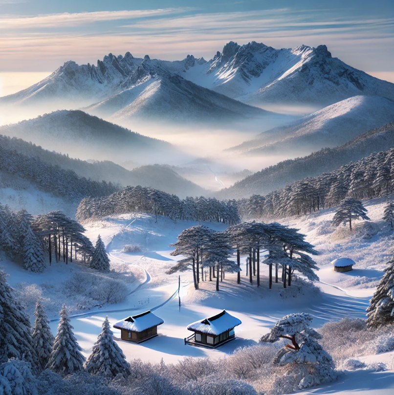 겨울_지리산_노고단