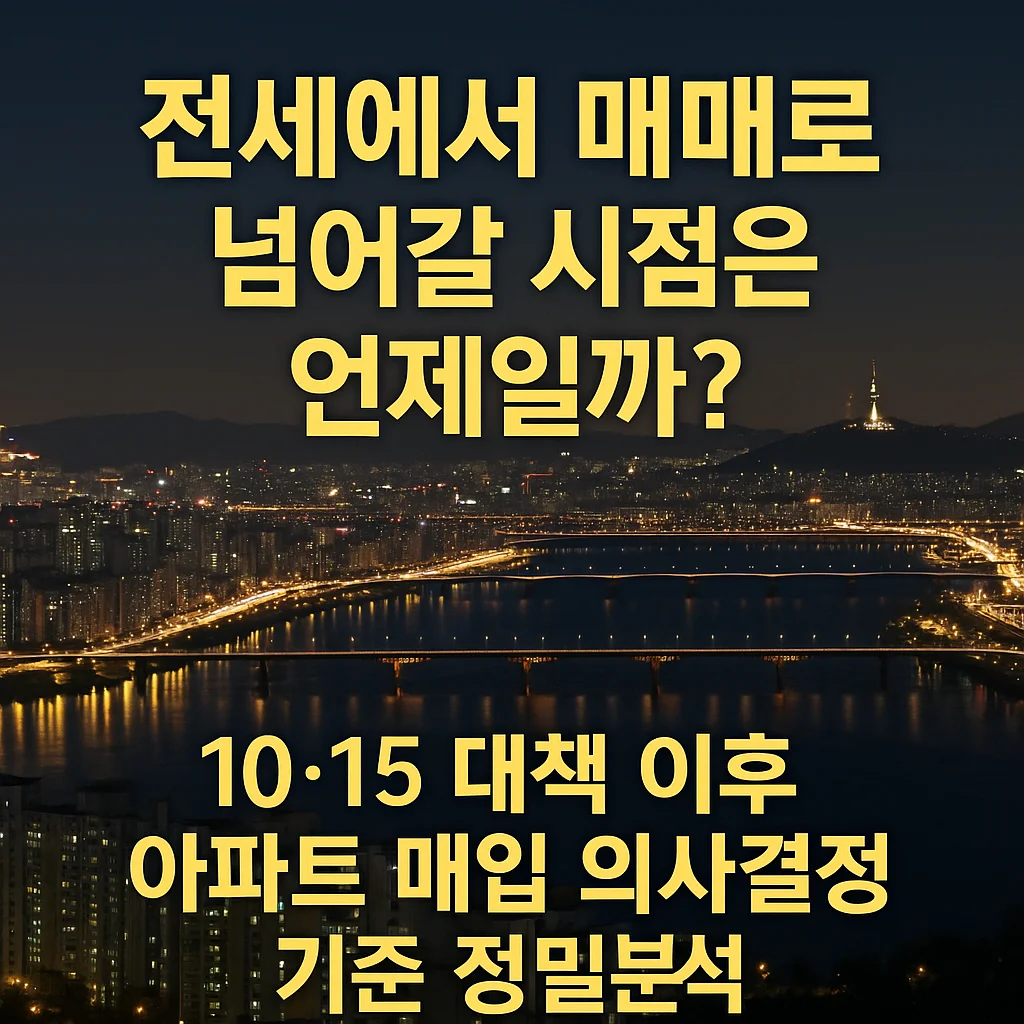 전세에서_매매로_넘어갈_시점은_언제일까?|10·15_대책_이후_아파트_매입_의사결정_기준_정밀분석