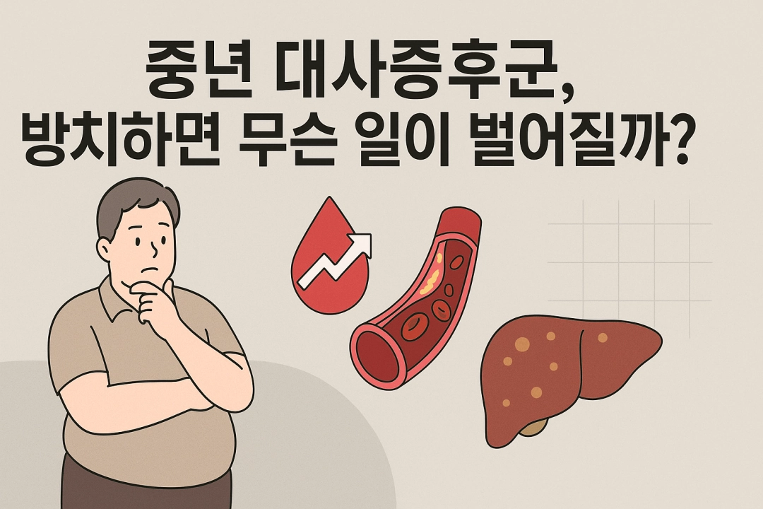 중년 대사증후군, 방치하면 무슨 일이 벌어질까?