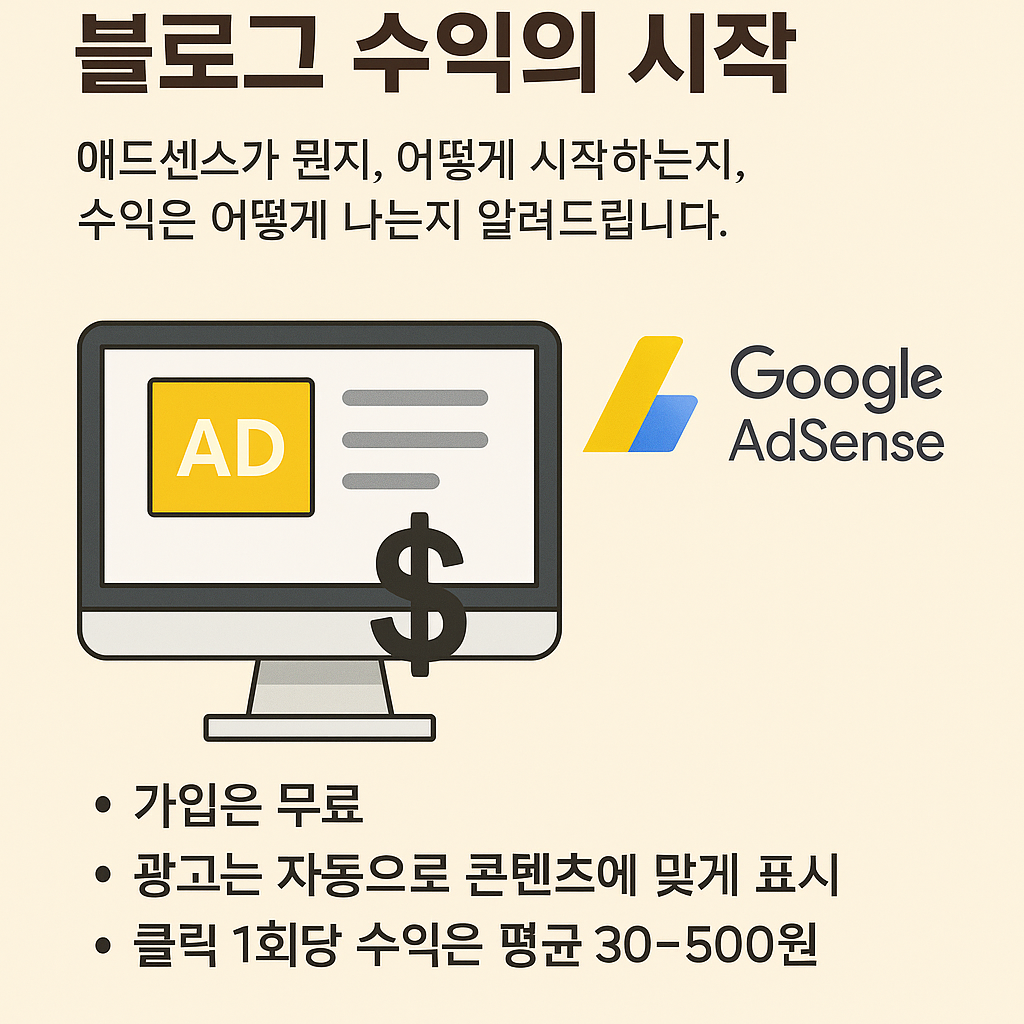애드센스 수익에 대한 이미지