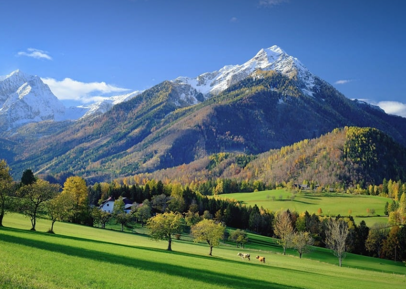 멋스러운 산의 풍경