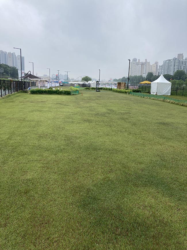 중랑천변행사장