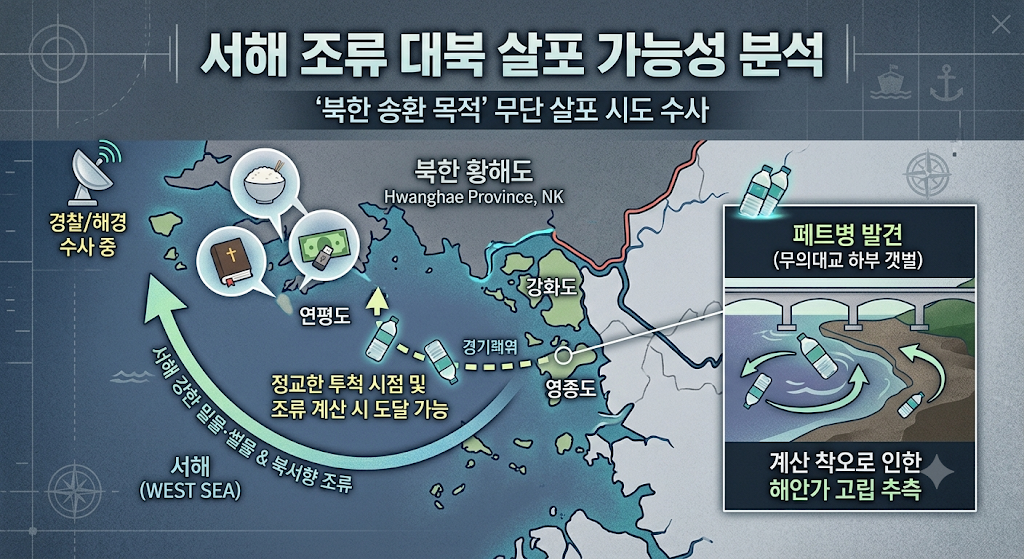 서해 조류 대북 살포 가능성 분석