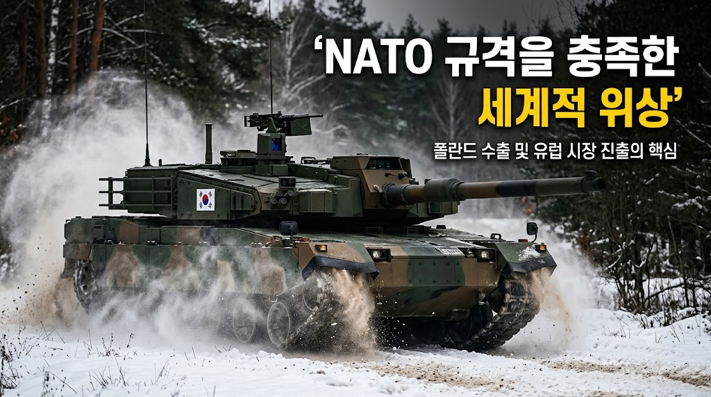 NATO 규격을 충족한 K-2 전차의 유럽 진출