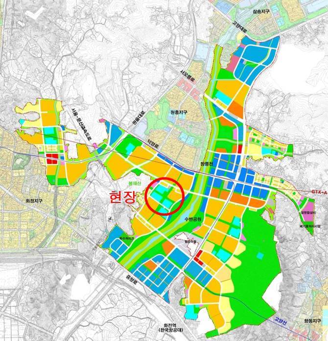 창릉신도시-토지이용계획도