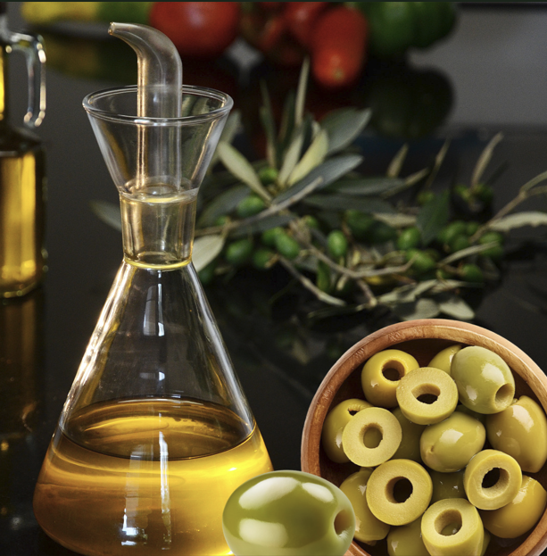 지중해 음식. 올리브유