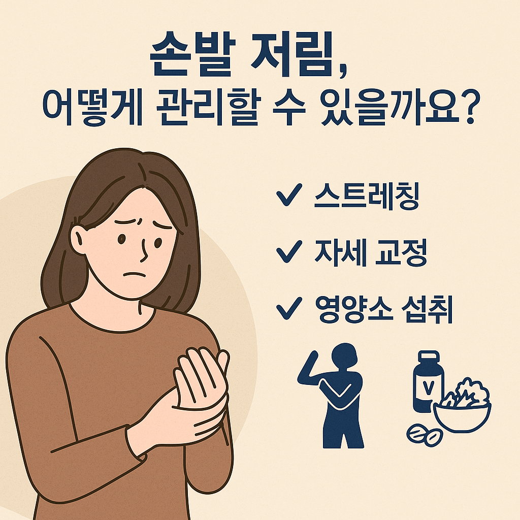 손발 저림 원인