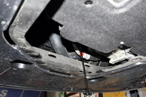 쏘렌토 MQ4 엔진오일 잔유 제거 자유낙하